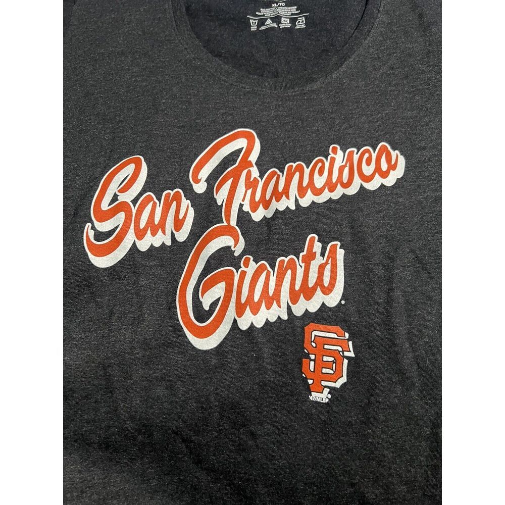 san francisco giants baseball tee gray shirt- XL-NWT